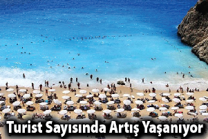 Turist Sayısında Artış Yaşanıyor