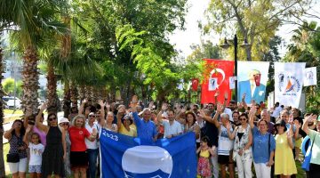 Muratpaşa’nın Plajları İçin Mavi Bayrak Töreni