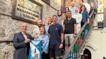 Rusya-Krasnoyarsk Voleybol Takımı Alanya’da Kampta